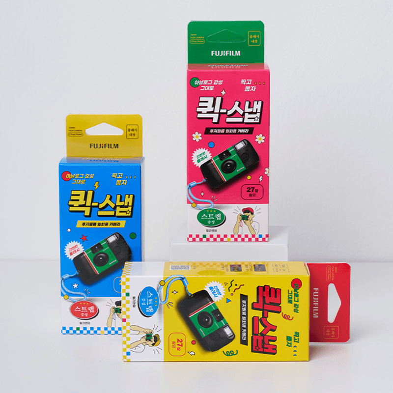 비비드 퀵스냅 즉석 일회용 카메라