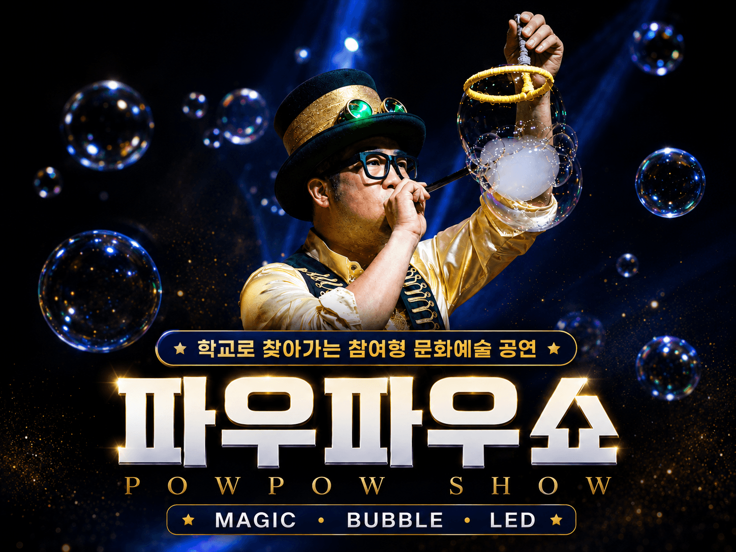찾아가는 문화 공연 버블매직 파우파우쇼 마술쇼